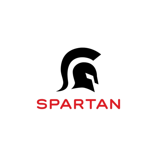 Spartan Life Agency Logo - Black Spartan Helmet
